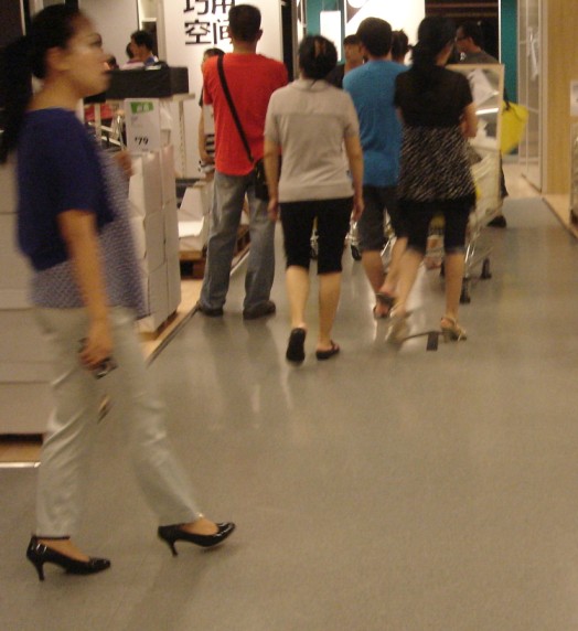 展廳地板工程案例-宜家家居